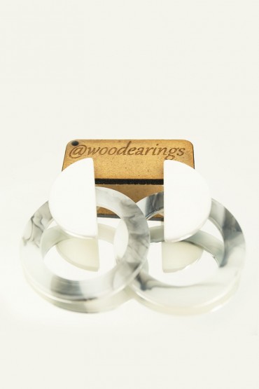 Plexiglass σκουλαρίκια TH1PL4S2