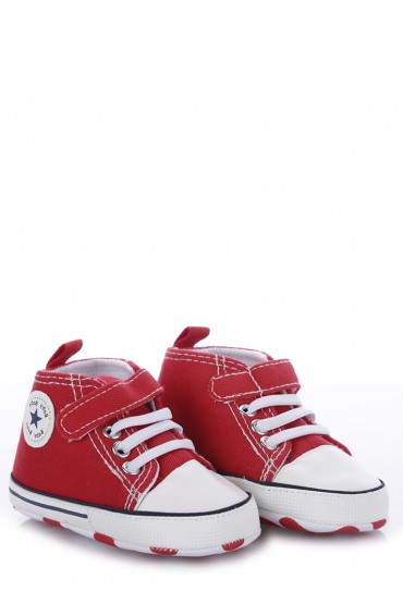 Παπουτσάκια αγκαλιάς κόκκινα K4PARED