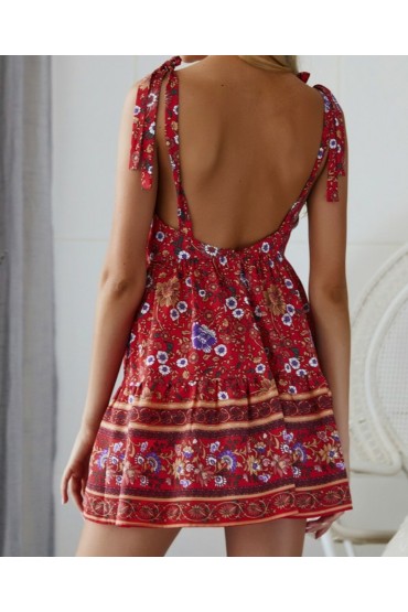 Γυναικείο φόρεμα K4FOFLRED