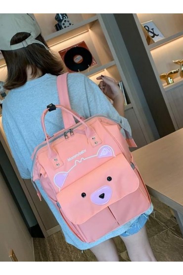 Γυναικεία mommy backpack ροζ K4BPINKS2