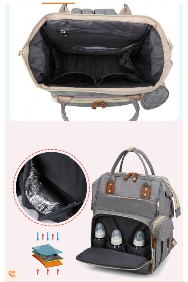 Γυναικεία mommy backpack ροζ K5MPINKS2