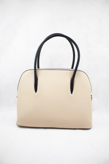 Γυναικεία μπεζ τσάντα