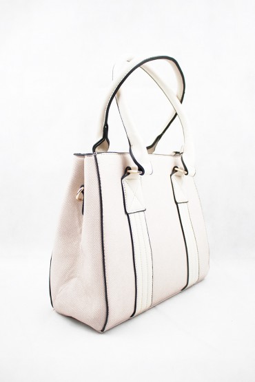 Γυναικεία μπεζ τσάντα