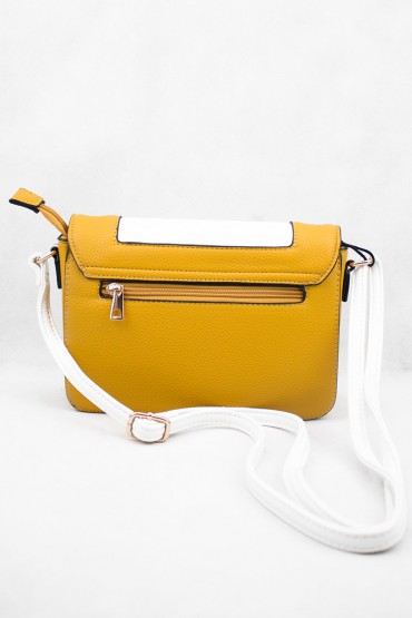 Γυναικεία κίτρινη τσάντα