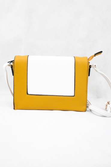 Γυναικεία κίτρινη τσάντα