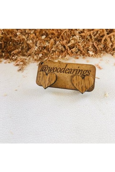 Γυναικεία ξύλινα σκουλαρίκια TH1WD12S1