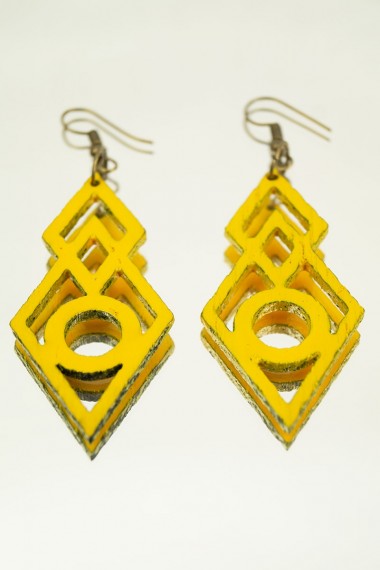 Ξύλινα σκουλαρίκια TH1WD6S2