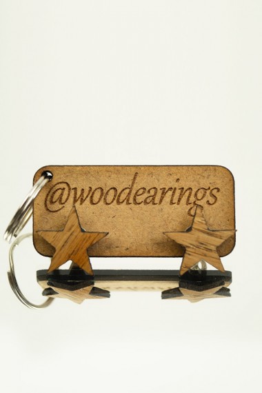 Ξύλινα σκουλαρίκια TH1WD3S1