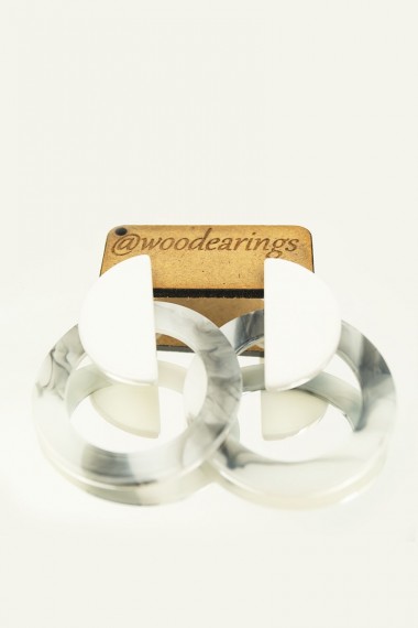 Plexiglass σκουλαρίκια TH1PL4S2