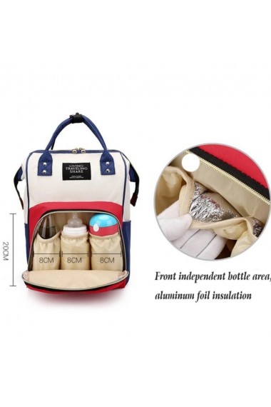 Γυναικεία mommy backpack μπλε K4MBLUES2