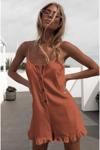 Γυναικείο φόρεμα K4FOBROWNS2