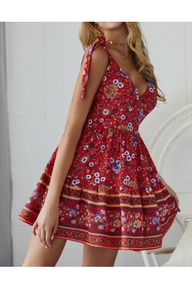 Γυναικείο φόρεμα K4FOFLRED