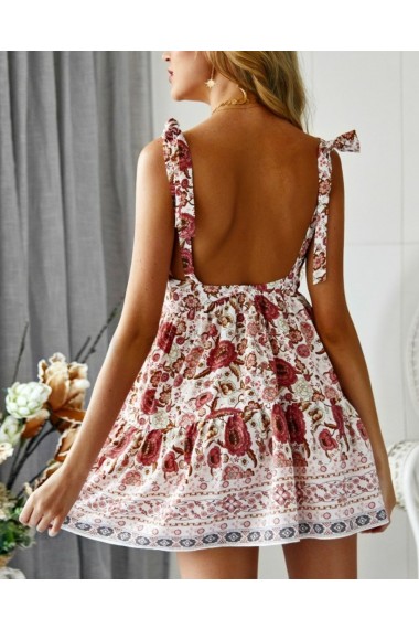 Γυναικείο φόρεμα K4FOFLWHITE