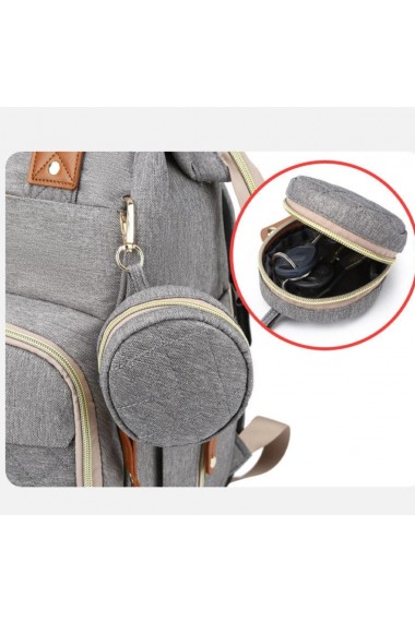 Γυναικεία mommy backpack μαύρο K5MBLACKS3