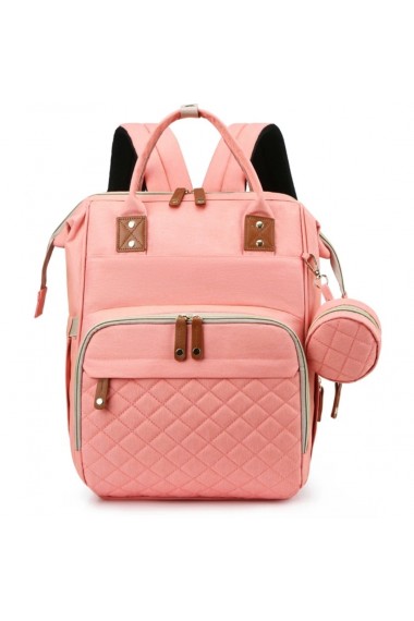 Γυναικεία mommy backpack ροζ K5MPINKS2