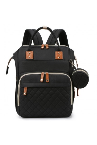 Γυναικεία mommy backpack μαύρο K5MBLACKS3
