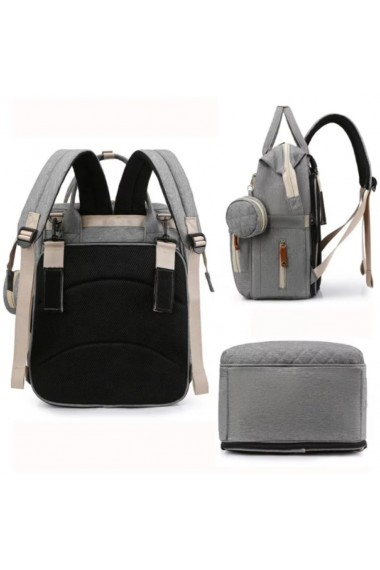 Γυναικεία mommy backpack γκρι K5MGRAYS3