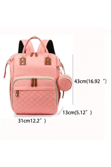Γυναικεία mommy backpack ροζ K5MPINKS2