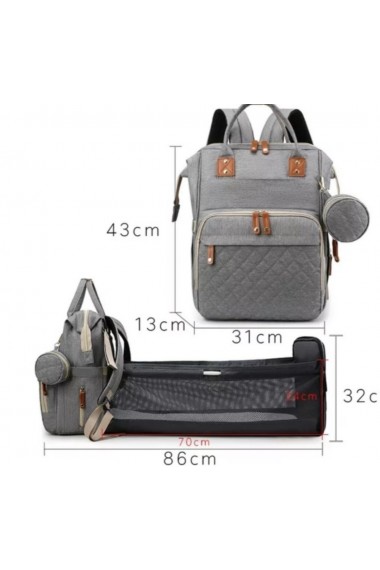 Γυναικεία mommy backpack ροζ K5MPINKS2