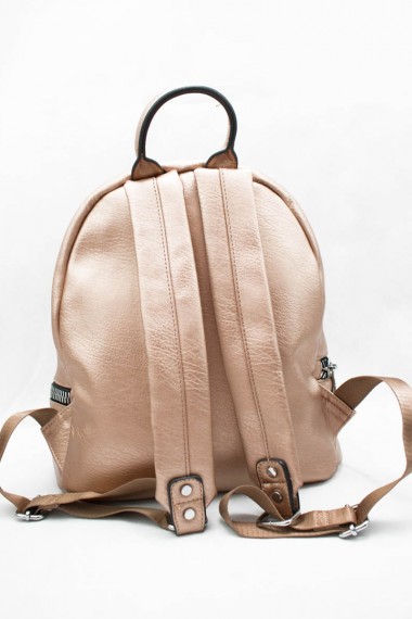 Γυναικεία μπρονζέ μεταλιζέ τσάντα