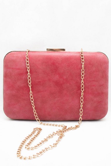 Γυναικείος κόκκινος φάκελος clutch