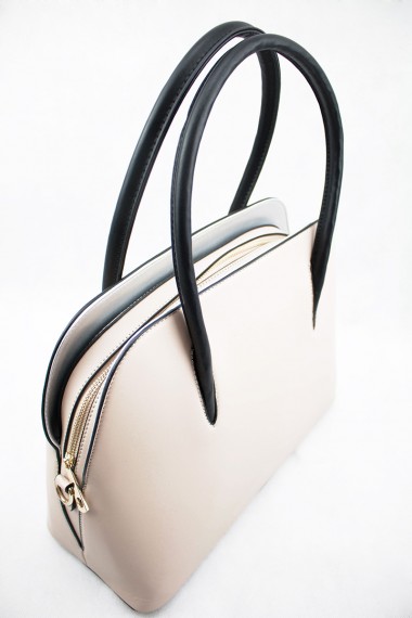 Γυναικεία μπεζ τσάντα